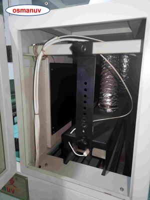 দুটি ল্যাম্প 5-20m / মিনিট ইউভি কুরিং মেশিন