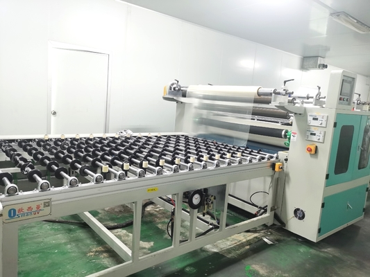 1-20m/Min Conveying Speed ফিল্ম ল্যামিনেটিং মেশিন 500mm Length 0-1320mm Working Width For Acrylic Plastic Sheet Board