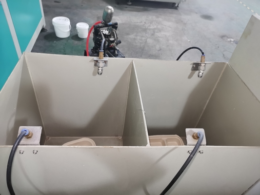 1100mm *410mm *1100mm স্প্রে লেপ মেশিন পলস ফুড কনটেইনার জন্য