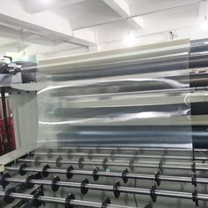 কাঠের কম্পোজিট প্যানেলের পরিবেশ বান্ধব সমাপ্তির জন্য কম্প্যাক্ট ইউভি এলইডি ট্রান্সফার লেপ লাইন