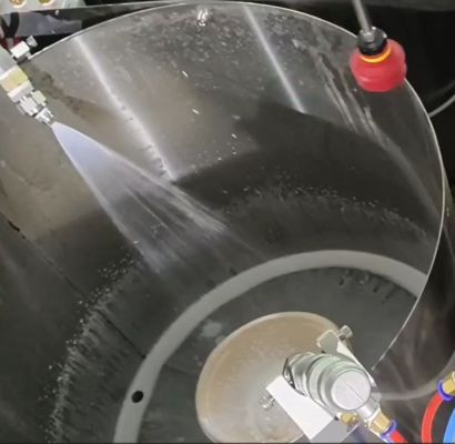 সুনির্দিষ্ট উচ্চ দক্ষতা একক স্টেশন পল্প ছাঁচনির্মাণ স্পিন লেপ - ইন্টিগ্রেটেড আস্তরণের সমাধান