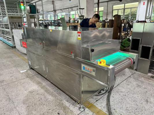 খাদ্য প্যাকেজিং লাইনের জন্য মার্কারি-মুক্ত ইউভি এলইডি জীবাণুমুক্তকরণ টানেল