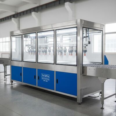 কনভেয়র সিস্টেম টেক লাইটিং 380V 28kw সহ স্প্রে লেপ মেশিন