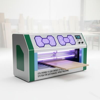 টেকসই কাঠ ফিনিস জন্য পরিবেশ বান্ধব & কম শক্তি UV & LED নিরাময় সিস্টেম