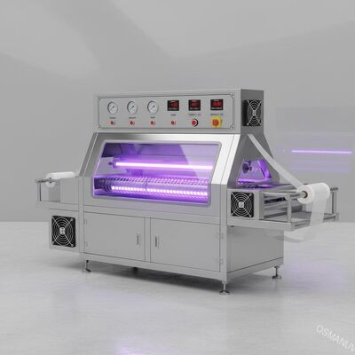 ফিল্ম / কাগজের জন্য 18KW SS304 মেশ বেল্ট UV কিউরিং মেশিন