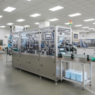 ISO9001 20KW সার্জিকাল ফেস মাস্ক মেকিং মেশিন / সার্জিক্যাল মাস্ক উত্পাদনের লাইন