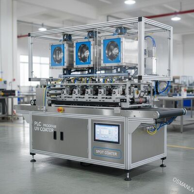 PLC প্রোগ্রাম Uv রোলার আবরণ মেশিন স্পট কোটার