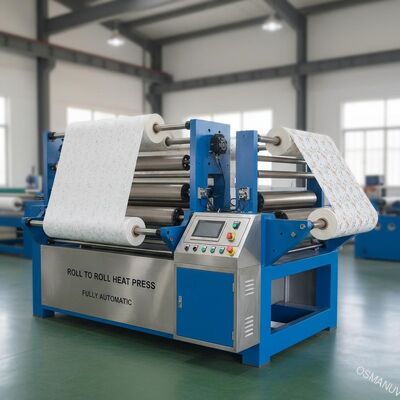 410V 50HZ 3 মি / মিনিট রোল তাপ প্রেস মেশিন / সম্পূর্ণ স্বয়ংক্রিয়তা তাপ প্রেস থেকে রোল