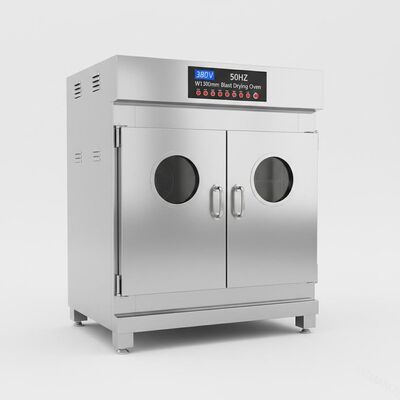 380V 50HZ দুই দরজা ধ্রুবক তাপমাত্রা ওভেন, W1300Mm ব্লাস্ট শুকনো ওভেন