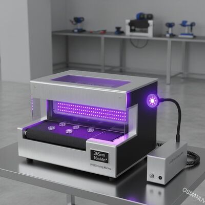 365nm 10m/মিনিট UV LED কিউরিং মেশিন, Uv LED স্পট কিউরিং সিস্টেম