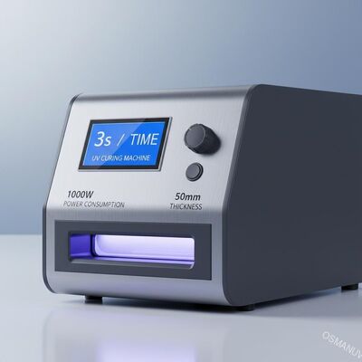 3s / সময় ইউভি কুরিং মেশিন 1000W শক্তি খরচ 50mm বেধ