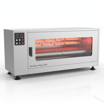 50kg 600*600*750mm ইন্ডাস্ট্রিয়াল জন্য অনুভূমিক ইনফ্রারেড শুকানোর মেশিন