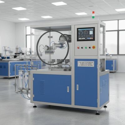 0-180° স্প্রে লেপ মেশিন PLC/HMI কন্ট্রোল সিস্টেমের সাথে 0.1-3 মিমি লেপ বেধের জন্য
