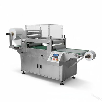 1-20m/Min Conveying Speed ফিল্ম ল্যামিনেটিং মেশিন 500mm Length 0-1320mm Working Width For Acrylic Plastic Sheet Board