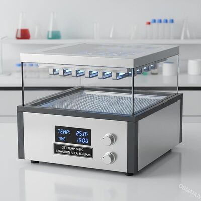 তাপমাত্রা নিয়ন্ত্রণ পরিসীমা 0-99C ইউভি irradiation মেশিন জন্য এবং 60 * 60cm irradiation এলাকা