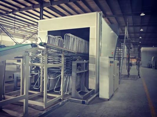 OMRON ইলেকট্রিক আই সহ 30m ফোল্ড ড্রাই লাইন ইউভি লেপ মেশিন