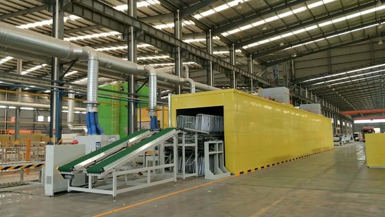 OMRON ইলেকট্রিক আই সহ 30m ফোল্ড ড্রাই লাইন ইউভি লেপ মেশিন