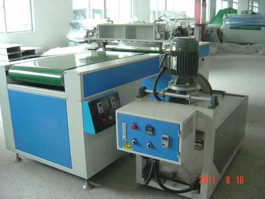 60KW Uv কার্টেন লেপ মেশিন 380V ফোর স্টেজ শু মেটেরিয়ালের জন্য কনভেয়িং