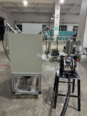 Taiyuan Changyuan Nozzle Used Pulp Molding Coating Machine With 110kg Weight And 400 * 400 * 500 Mm Spray Room
