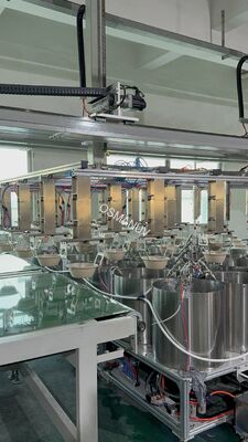 High-Speed Automatic Rotary Coating Line for Pulp Molded Food Packaging and Industrial Packaging Interior Coatings