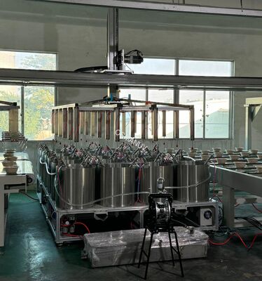 Customizable Coating Thickness Spin Coating Production Line for Pulp Molding with Robotic Material Handling