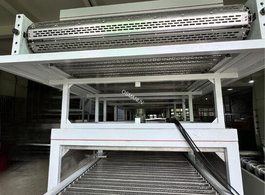 Double Layer Gas Hot Air Circulation Drying Machine For 1320 Conveyor 144 Kw