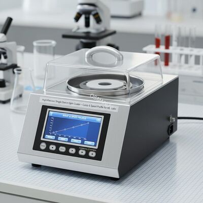 High-Precision Single Station Spin Coater – Customizable Ramp & Speed Profile for R&D Labs