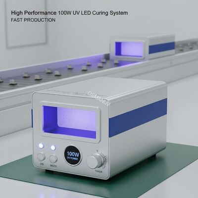 High Performance 100W UV LED Curing System For Fast Production