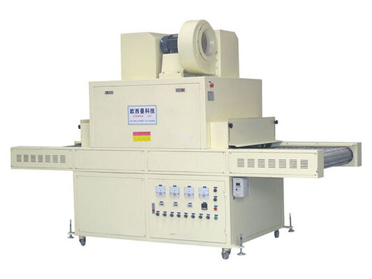 6.8KW W550mm Conveyor Belt UV Curing Machine Air Cooling System