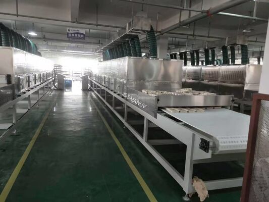 30KW Fast Drying Microwave Vacuum Dryer Capacity 1-10T/H Drying Time 2-6 Hours