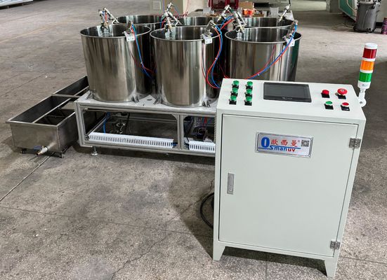 মোল্ড পল্প ফুড প্যাকেজিংয়ের জন্য 6-পজিশন স্প্রিং লেপ সিস্টেম - ইউনিফর্ম ফিল্ম বেধ নিয়ন্ত্রণ