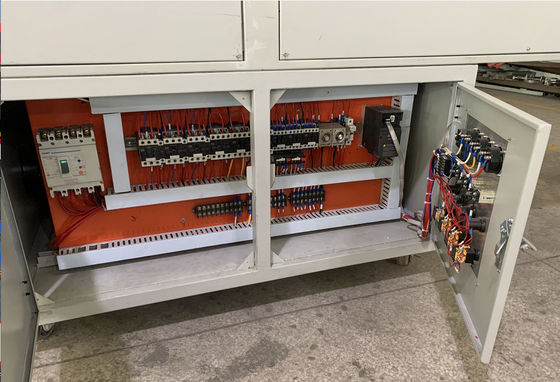 পিএলসি কন্ট্রোল স্টেইনলেস স্টীল ইউভি কুরিং মেশিন সঙ্গে 365nm ইউভি ল্যাম্প জন্য AC220V 50HZ পাওয়ার সাপ্লাই