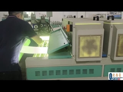 25KW 50HZ 1320mm টেকসই দুই-ল্যাম্প ইউভি লাইট কুরিং মেশিন সবুজ এবং সাদা